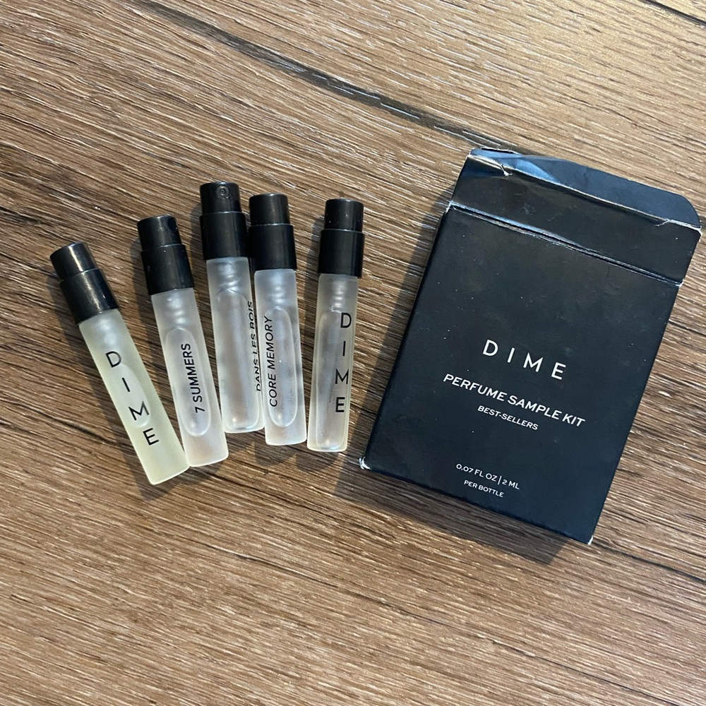 Dime Beauty Perfume sample set kit